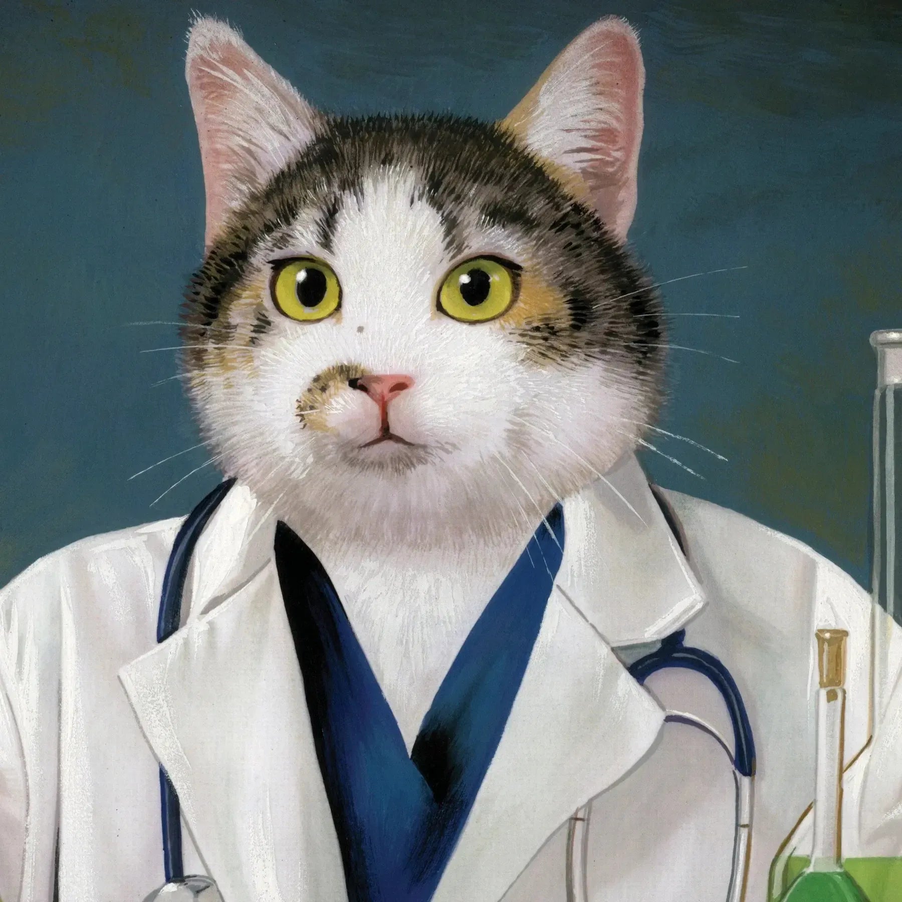 Copy Cat - Cloned Kitty 100 Piece Mini Jigsaw Puzzle NYPC