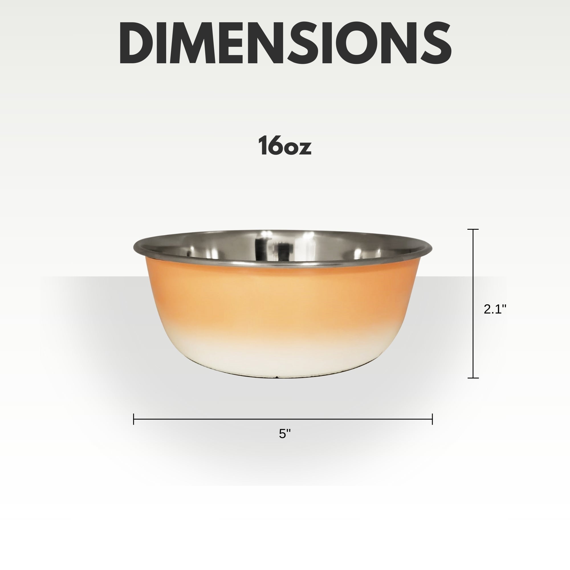 Deep Dog Bowl – Stainless Steel Bowl, Ideal for Small, Medium & Large Dogs – Peach Coral - BIG FRENCHIES