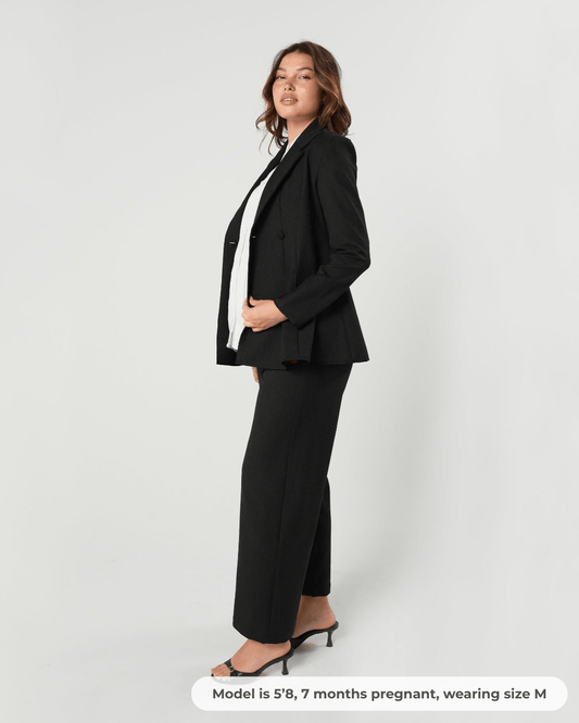 Nathalie Wide Leg Maternity Trouser (Regular & Petite) - BIG FRENCHIES
