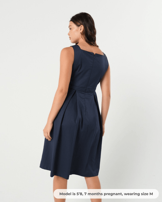 INTO THE BLUE Empire Maternity & Nursing Dress (Regular & Petite) - BIG FRENCHIES