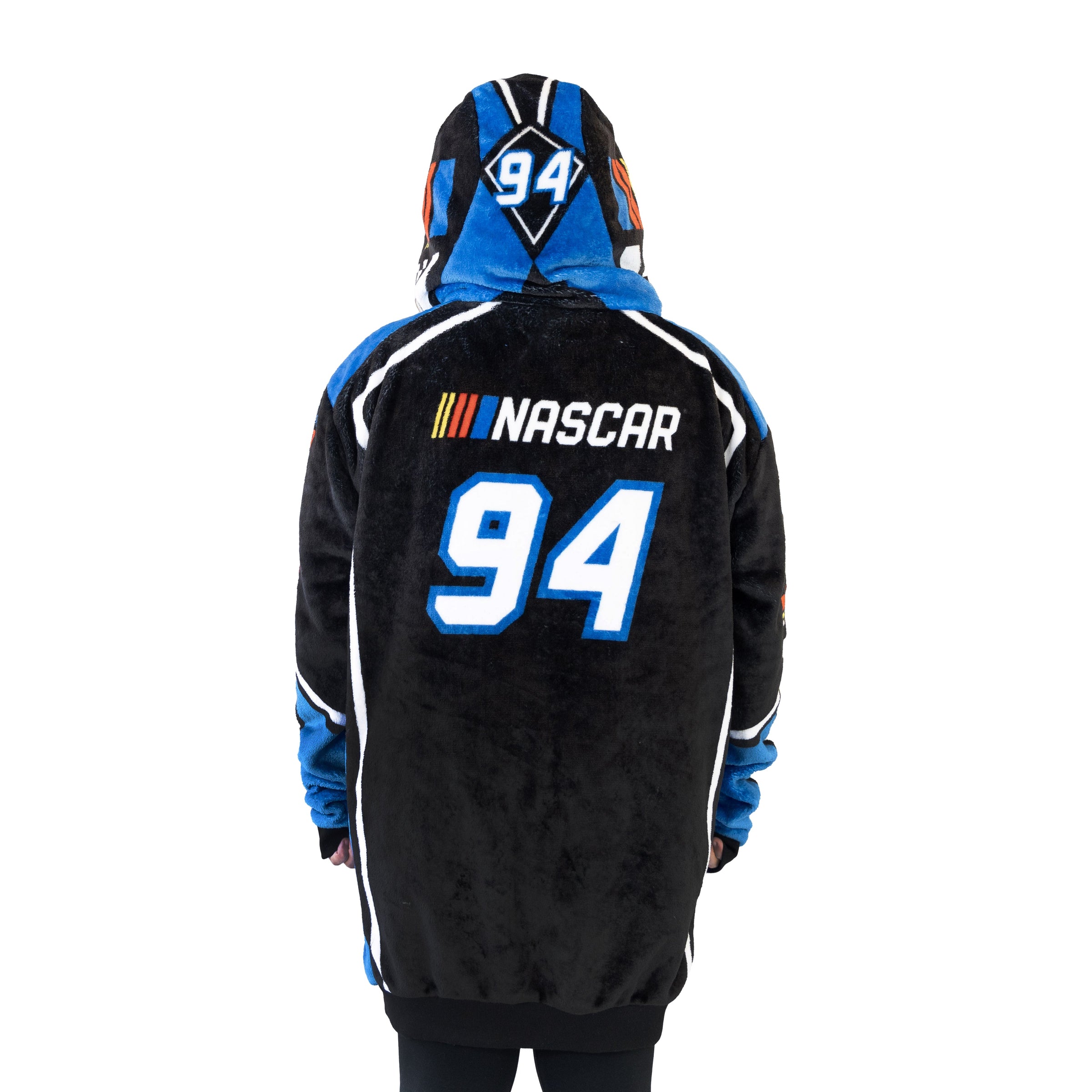 NASCAR | Black Racing Suit Snugible 2-in-1 Blanket Hoodie & Pillow