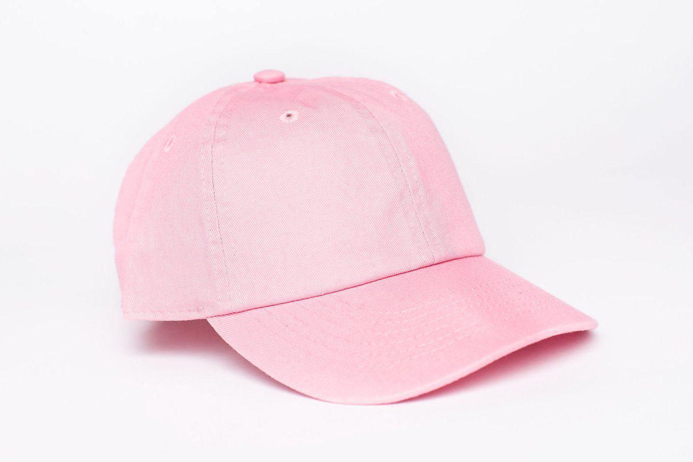 Light Pink Letter Baseball Hat - BIG FRENCHIES