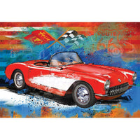 Corvette Cruising 550 Piece Jigsaw Puzzle in Tin Eurographics - BIG FRENCHIES