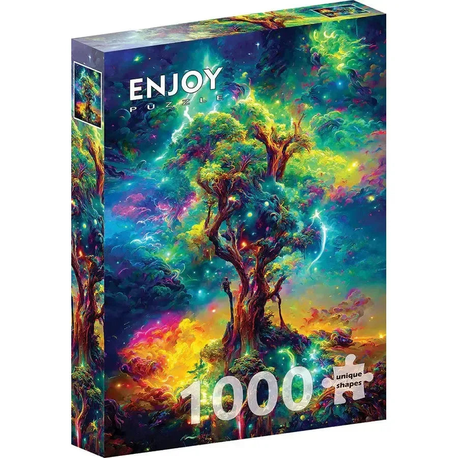 Cosmic Tree of Life 1000 Piece Jigsaw Puzzle Enjoy - BIG FRENCHIES