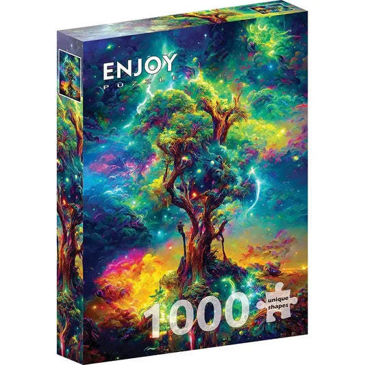 Cosmic Tree of Life 1000 Piece Jigsaw Puzzle Enjoy - BIG FRENCHIES