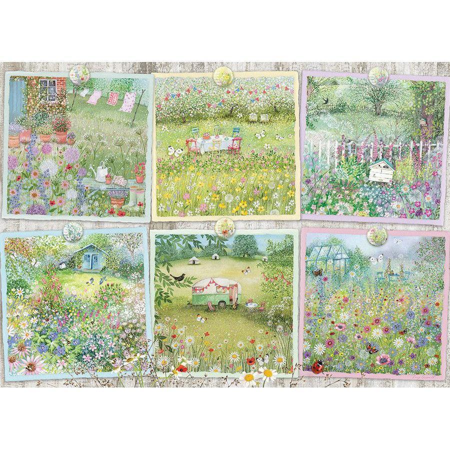 Cottage Gardens 1000 Piece Jigsaw Puzzle Cobble Hill - BIG FRENCHIES