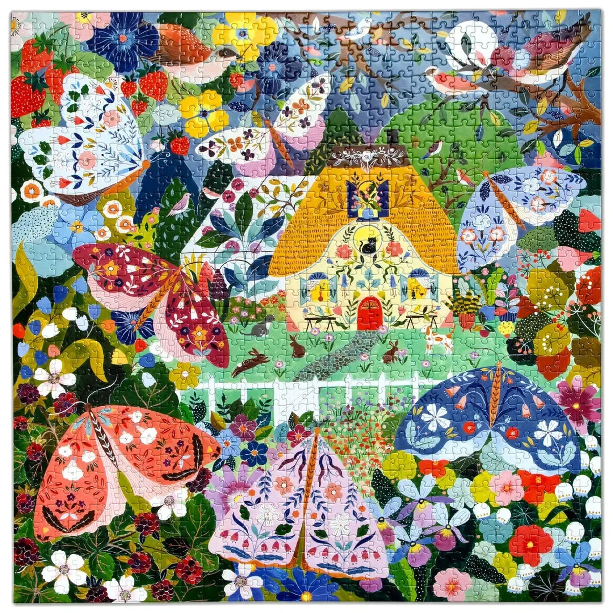 Cottage at Dusk 1000 Piece Jigsaw Puzzle eeBoo - BIG FRENCHIES