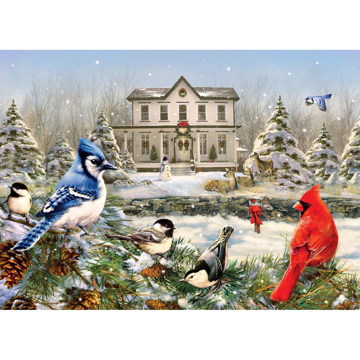 Country House Birds 1000 Piece Jigsaw Puzzle Cobble Hill