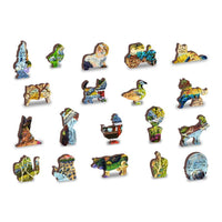 Countryside Bridges 505 Piece Wood Jigsaw Puzzle Wooden City