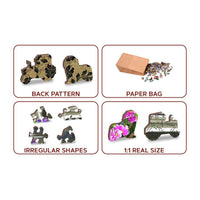 Countryside Garden 505 Piece Wood Jigsaw Puzzle Wooden City