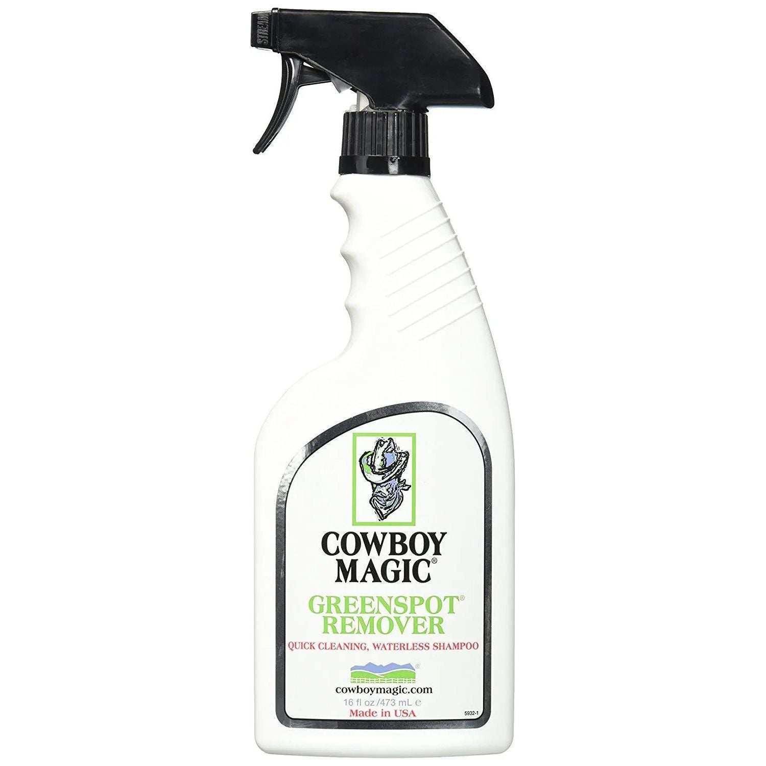 Cowboy Magic GreenSpot Remover Horse Quick Waterless Shampoo 16 oz.