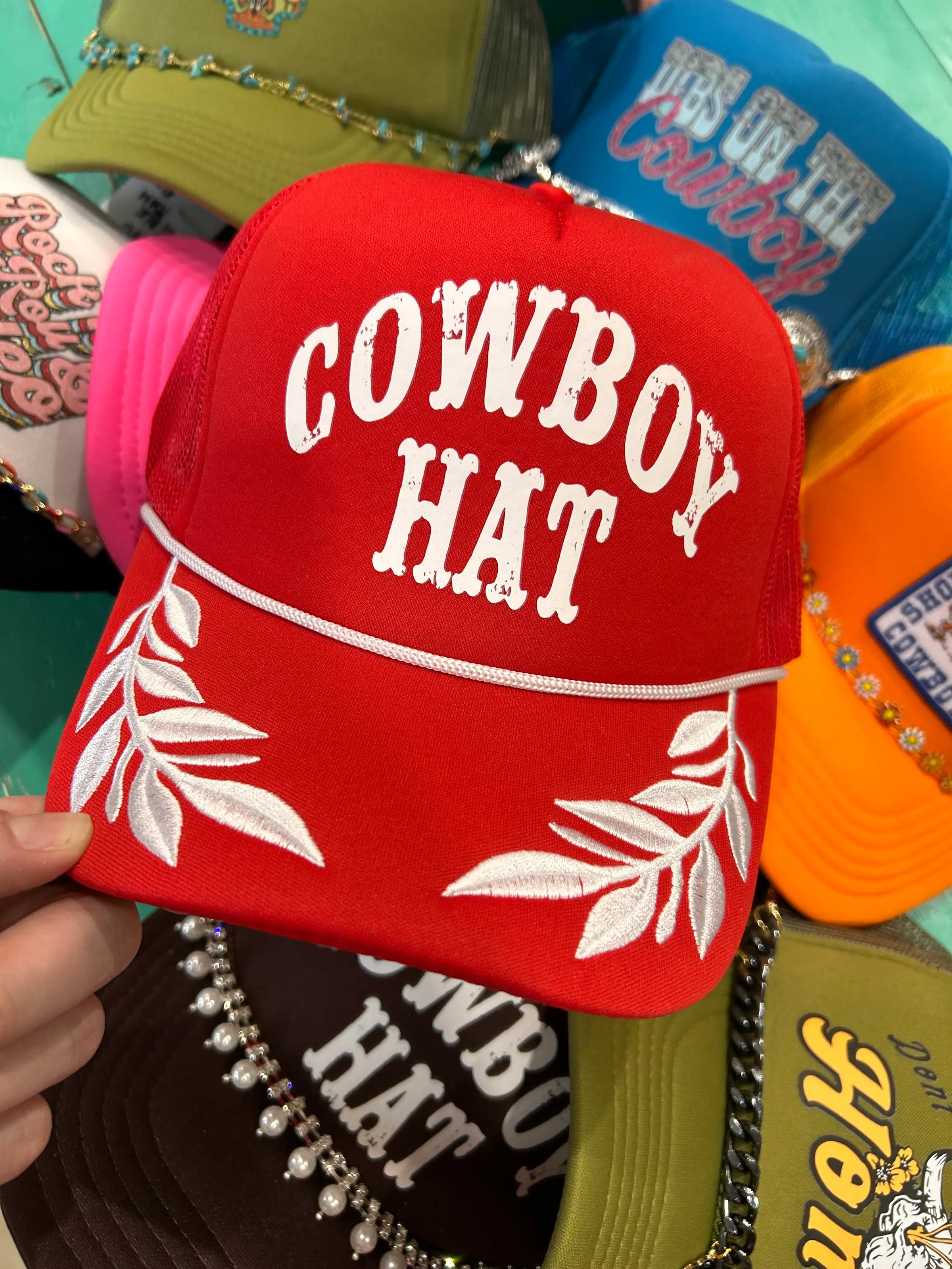 Cowboy Hat Trucker Hat - BIG FRENCHIES