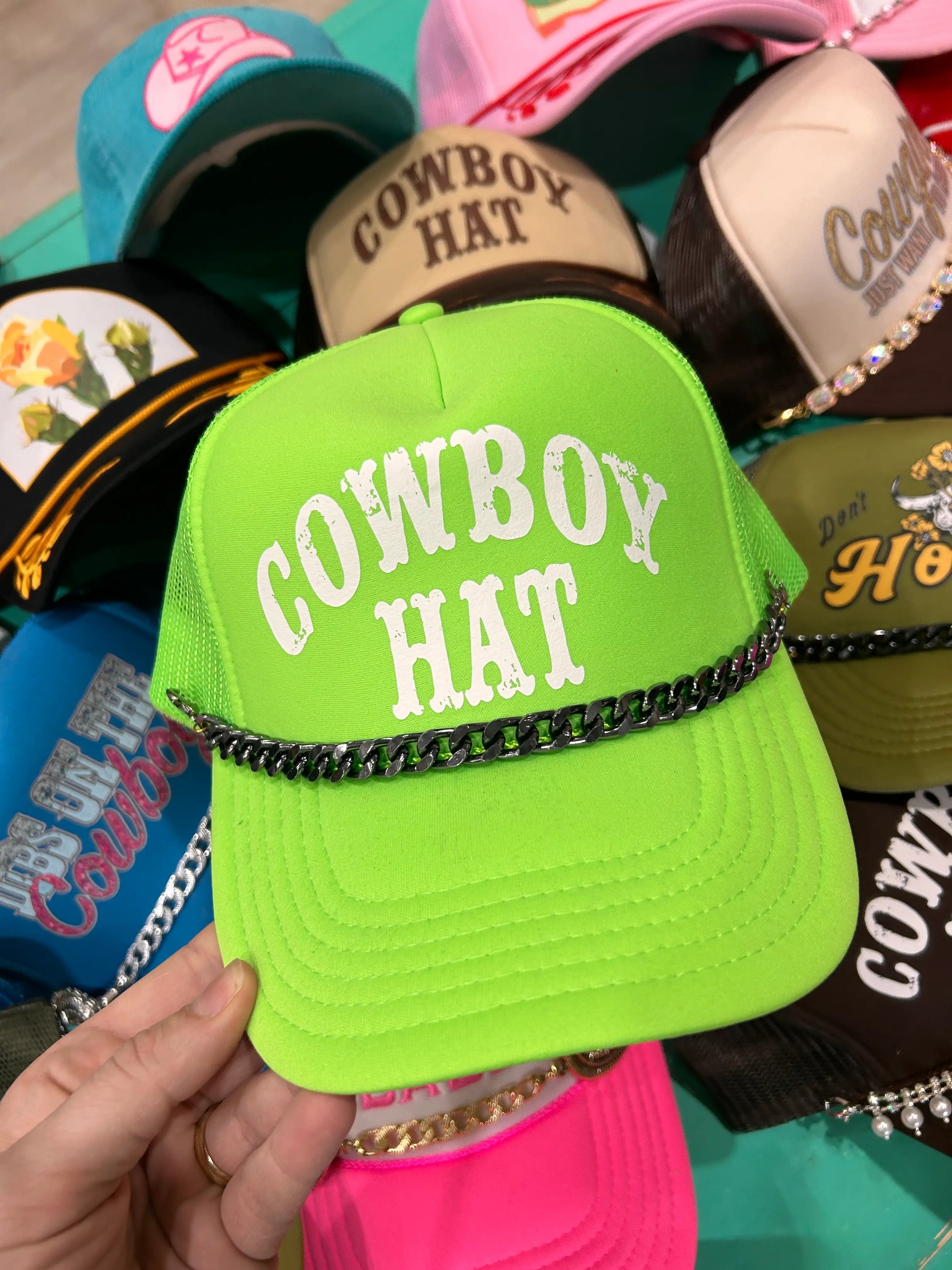 Cowboy Hat Trucker Hat - BIG FRENCHIES