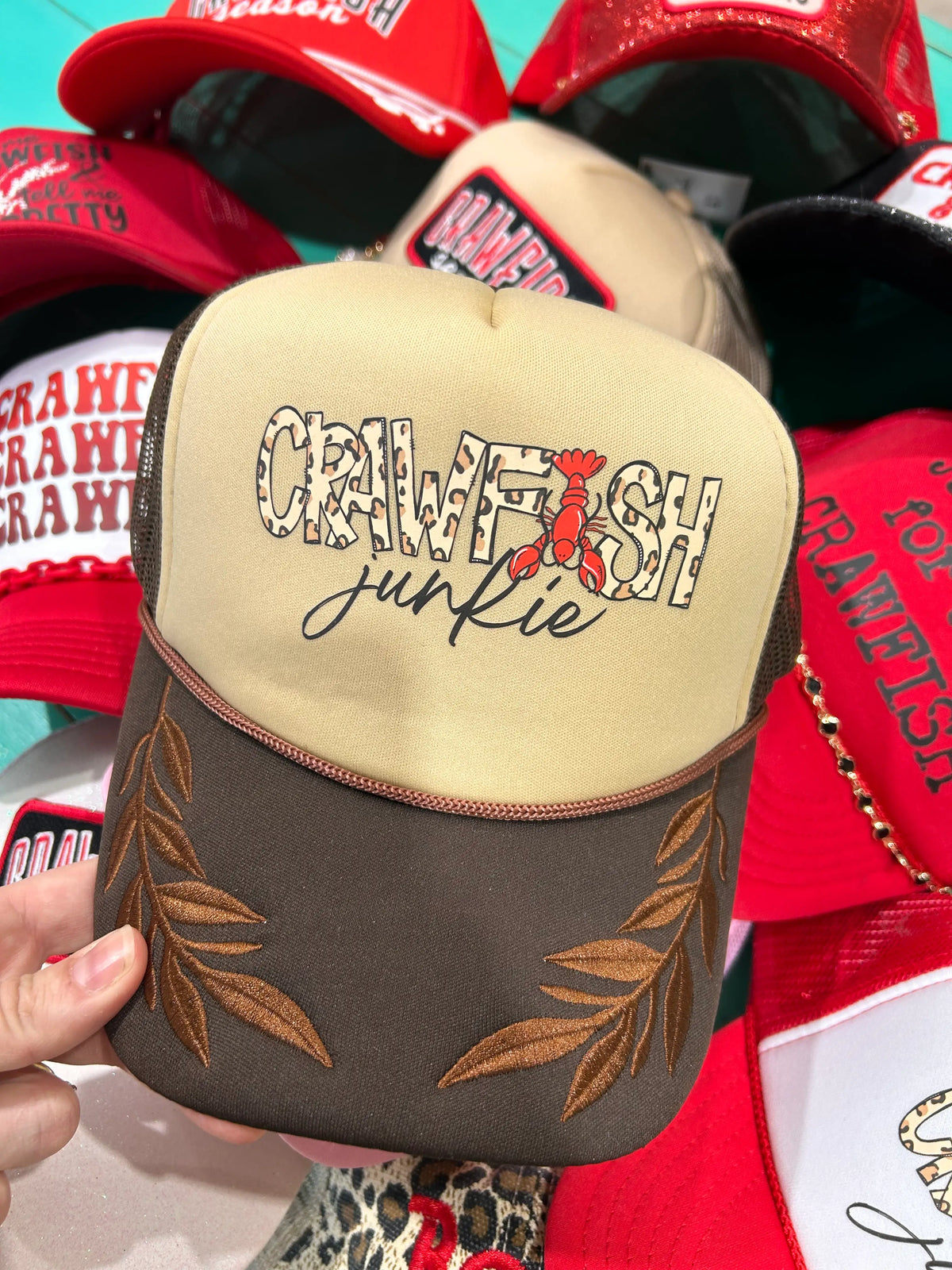 Crawfish Junkie Foam Trucker - BIG FRENCHIES