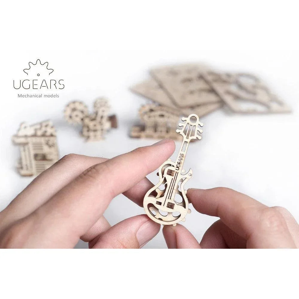 Creation Fidgets Set of 4 3D Wood Model Kit UGEARS - BIG FRENCHIES