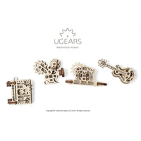 Creation Fidgets Set of 4 3D Wood Model Kit UGEARS - BIG FRENCHIES