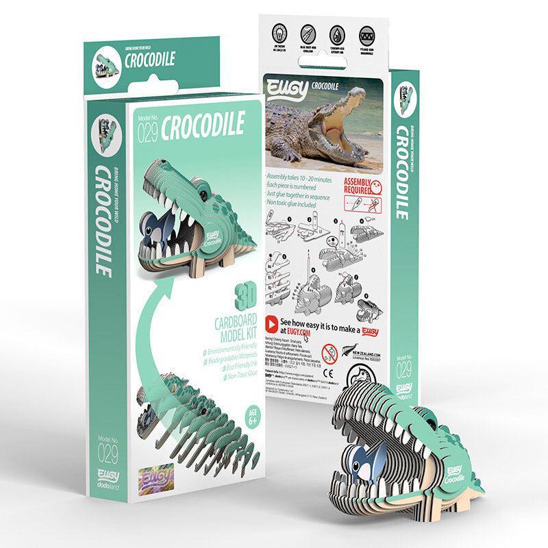 Crocodile 3D Cardboard Model Kit Eugy - BIG FRENCHIES