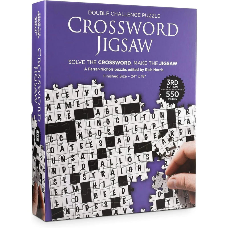 Crossword v3 550 Piece Jigsaw Puzzle Babalu - BIG FRENCHIES