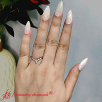 Crown Marquise And Round Band