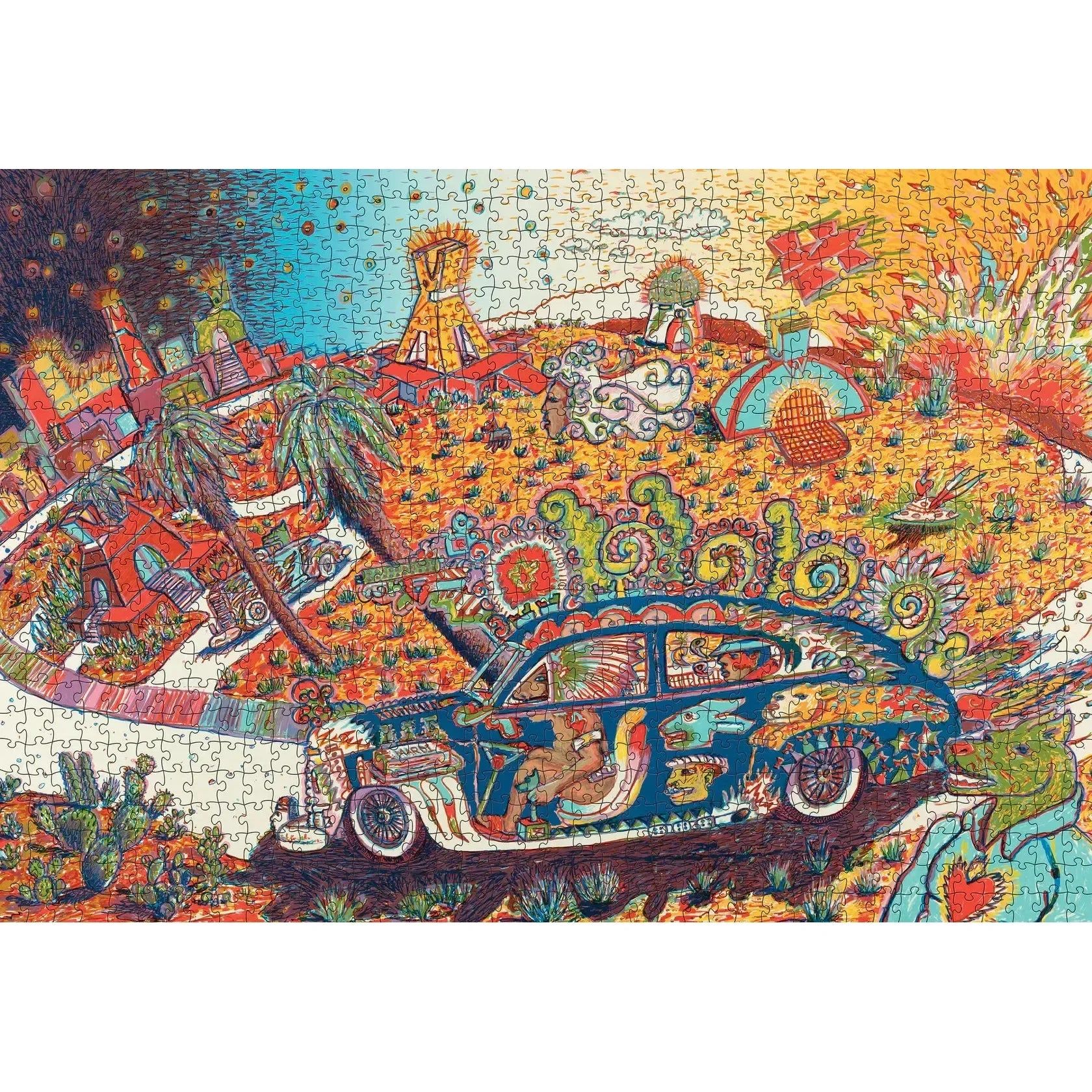 Cruising Turtle Island 1000 Piece Jigsaw Puzzle Pomegranate - BIG FRENCHIES