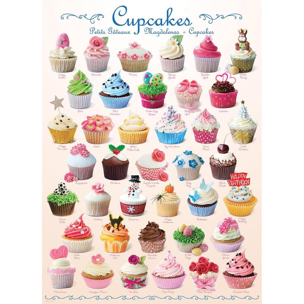 Cupcakes 1000 Piece Jigsaw Puzzle Eurographics