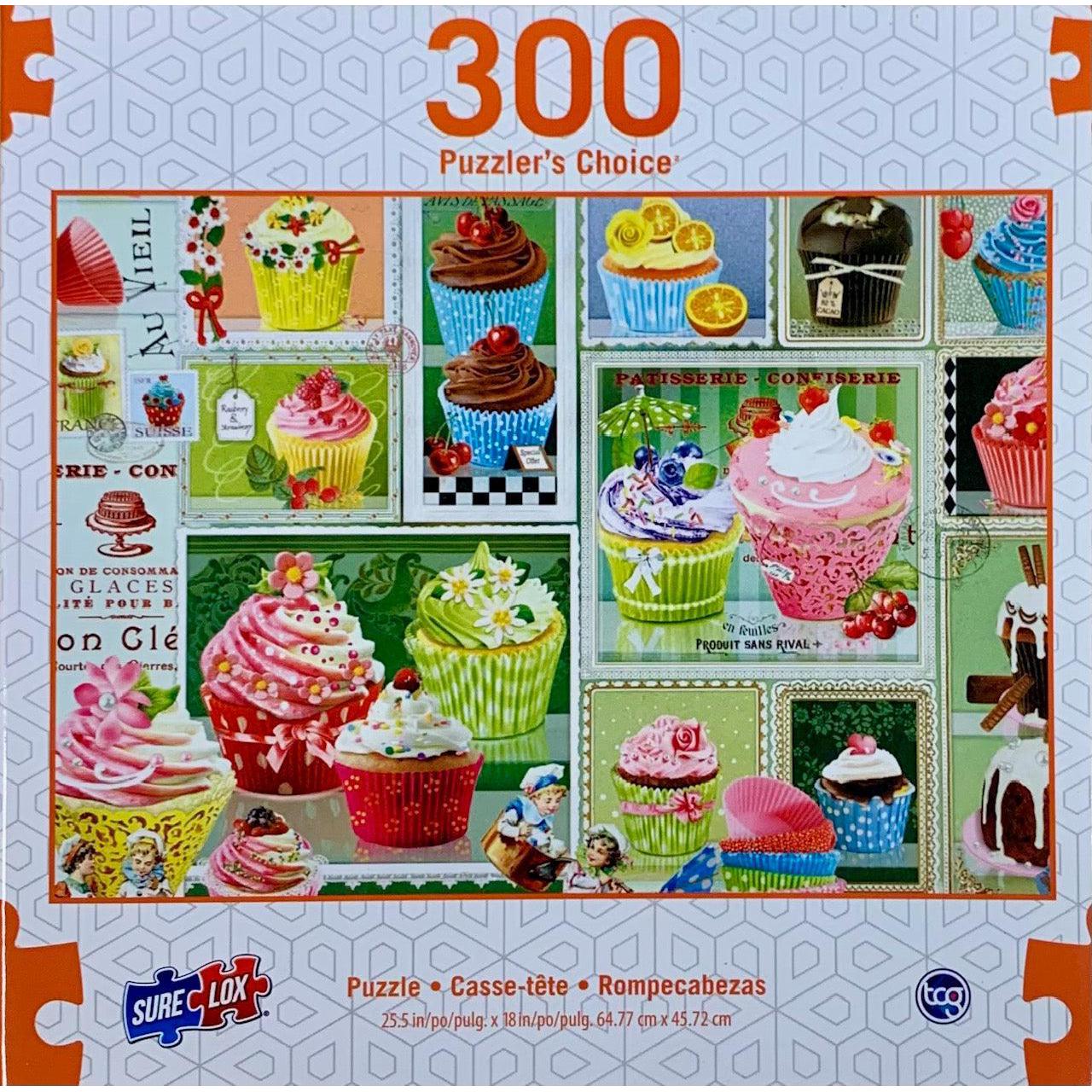 Cupcakes Puzzler's Choice 300 Piece Jigsaw Puzzle Sure Lox