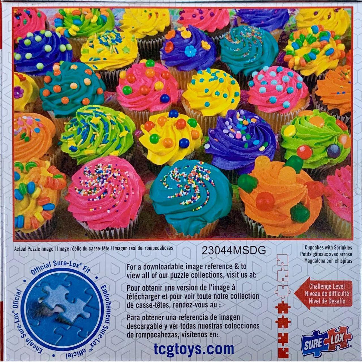 Cupcakes with Sprinkles Puzzler's Choice 500 Piece Jigsaw Puzzle Sure Lox - BIG FRENCHIES