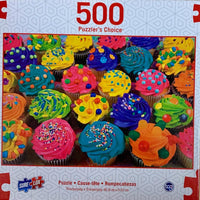 Cupcakes with Sprinkles Puzzler's Choice 500 Piece Jigsaw Puzzle Sure Lox