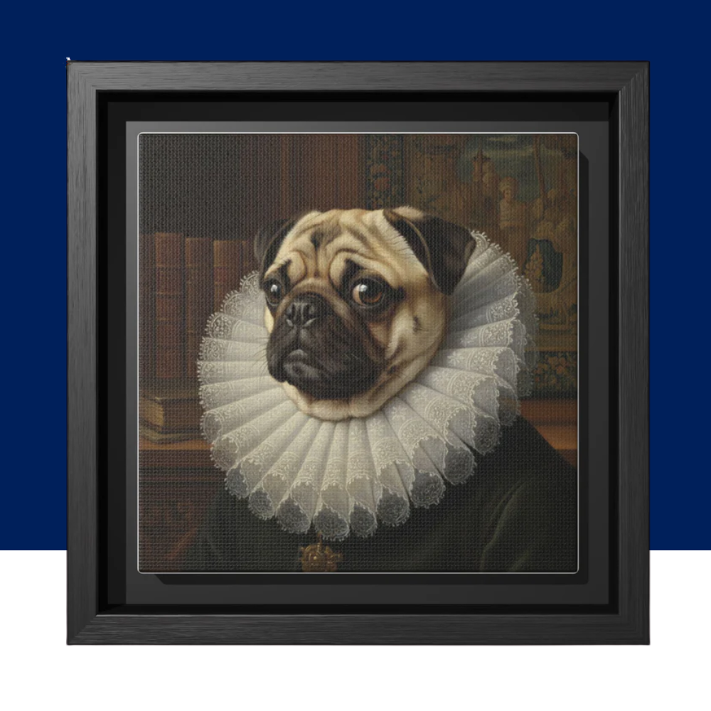 Custom Pet Portraits on Canvas from Your Photo - BIG FRENCHIES