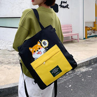 Cute Shiba Inu Tote Bag – Canvas Crossbody Bag for Dog Lovers - BIG FRENCHIES