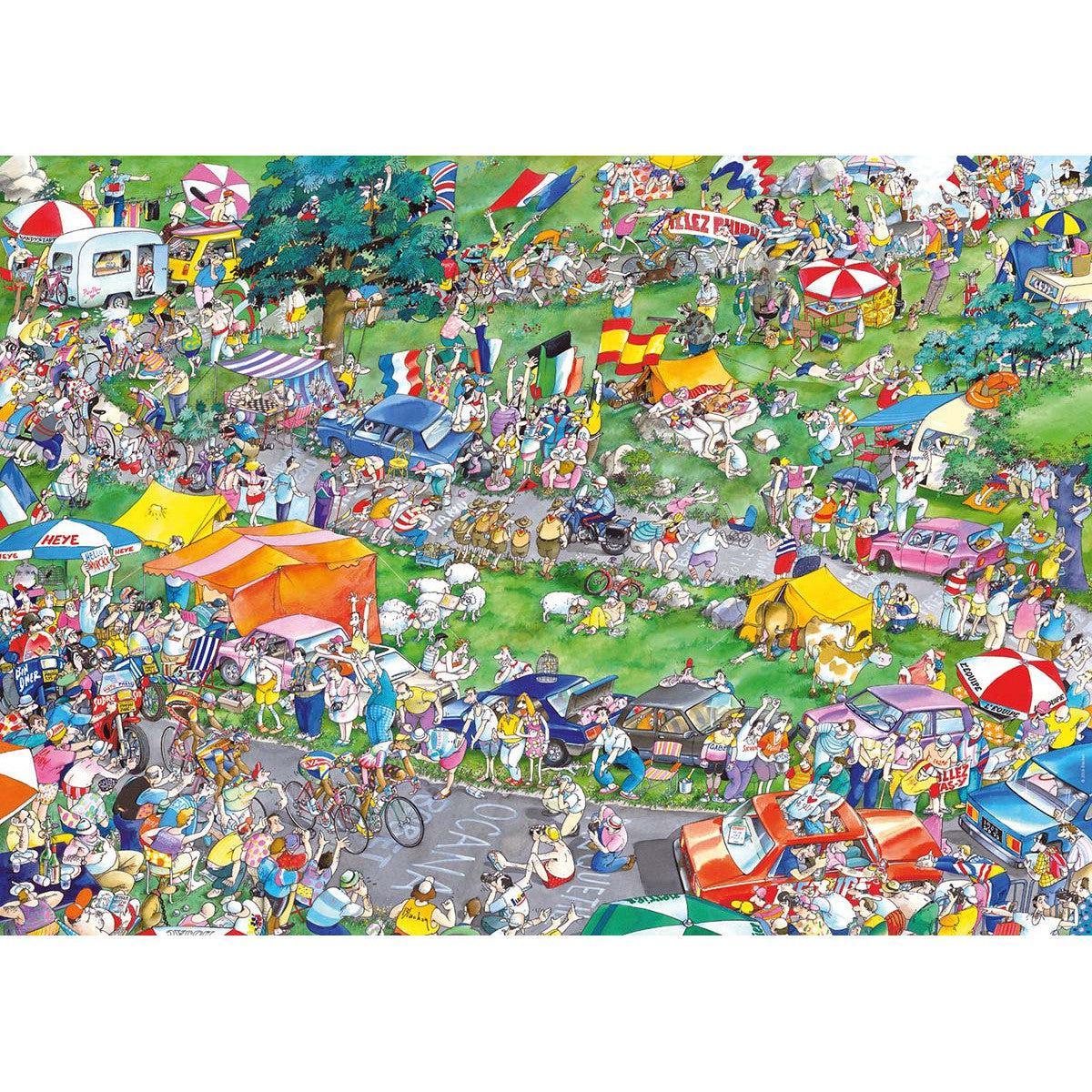 Cycle Race 1000 Piece Jigsaw Puzzle Heye - BIG FRENCHIES