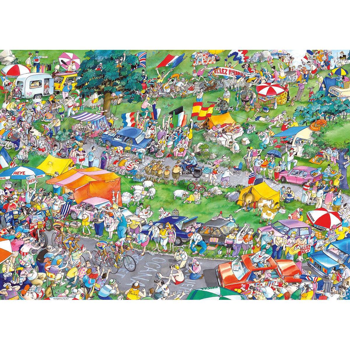 Cycle Race 1000 Piece Jigsaw Puzzle Heye