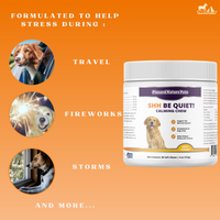 PiccardNaturePets Shh Be Quiet! Calming Aid Dog Supplement 60 Count
