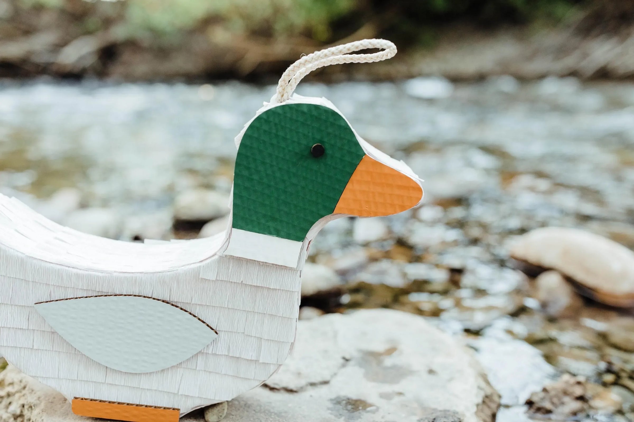 🦆 Farm Friends Duck Piñata – Handmade Barnyard Party Decoration & Candy Holder - BIG FRENCHIES