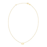 14K Yellow Gold Cancer Necklace