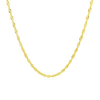 10k Yellow Gold Singapore Chain 1.5mm