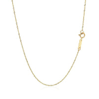 14k Yellow Gold Singapore Chain 0.8mm