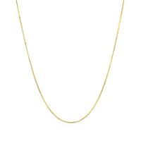14k Yellow Gold Round Snake Chain 0.7mm