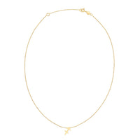 14K Yellow Gold Sagittarius Necklace
