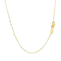 18k Yellow Gold Box Chain 0.6mm (0.60 mm)