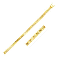 10k Yellow Gold Semi Solid Miami Cuban Chain (4.50 mm)