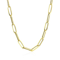 10K Yellow Gold Lite Paperclip Chain (4.20 mm)