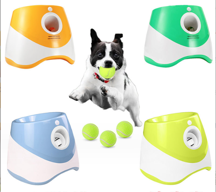 Durable Electric Interactive Throwing Training Dog Fetch Toy Thrower Machine Mini Tennis Automatic Dog Ball Launcher-Pet Toys-BIG FRENCHIES-V.I.P Digital Presence