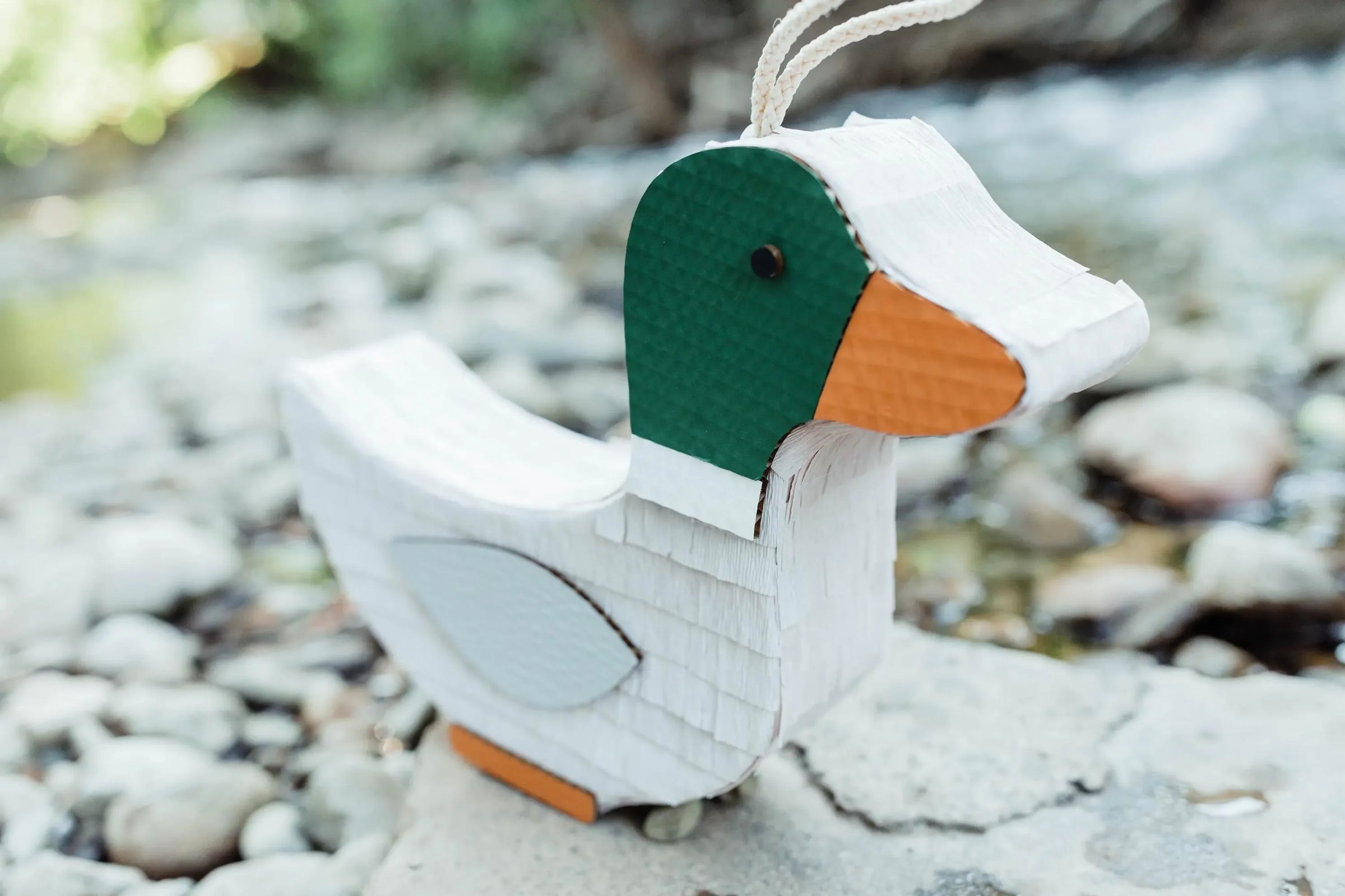 🦆 Farm Friends Duck Piñata – Handmade Barnyard Party Decoration & Candy Holder - BIG FRENCHIES