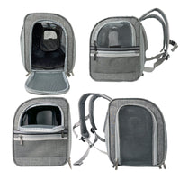 Mr. Peanut's Monterey Series Airline Compliant Horizontal Backpack Pet Carrier - BIG FRENCHIES
