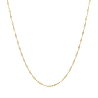 14k Yellow Gold Singapore Chain 0.6mm