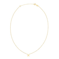 14K Yellow Gold Pisces Necklace