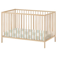 Leaf Green & White Checkered Crib Sheet - BIG FRENCHIES