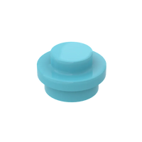 Medium Azure 4073 1x1 Round Plate Brick – Choose Quantity – LEGO® Compatible Bulk Lot - BIG FRENCHIES