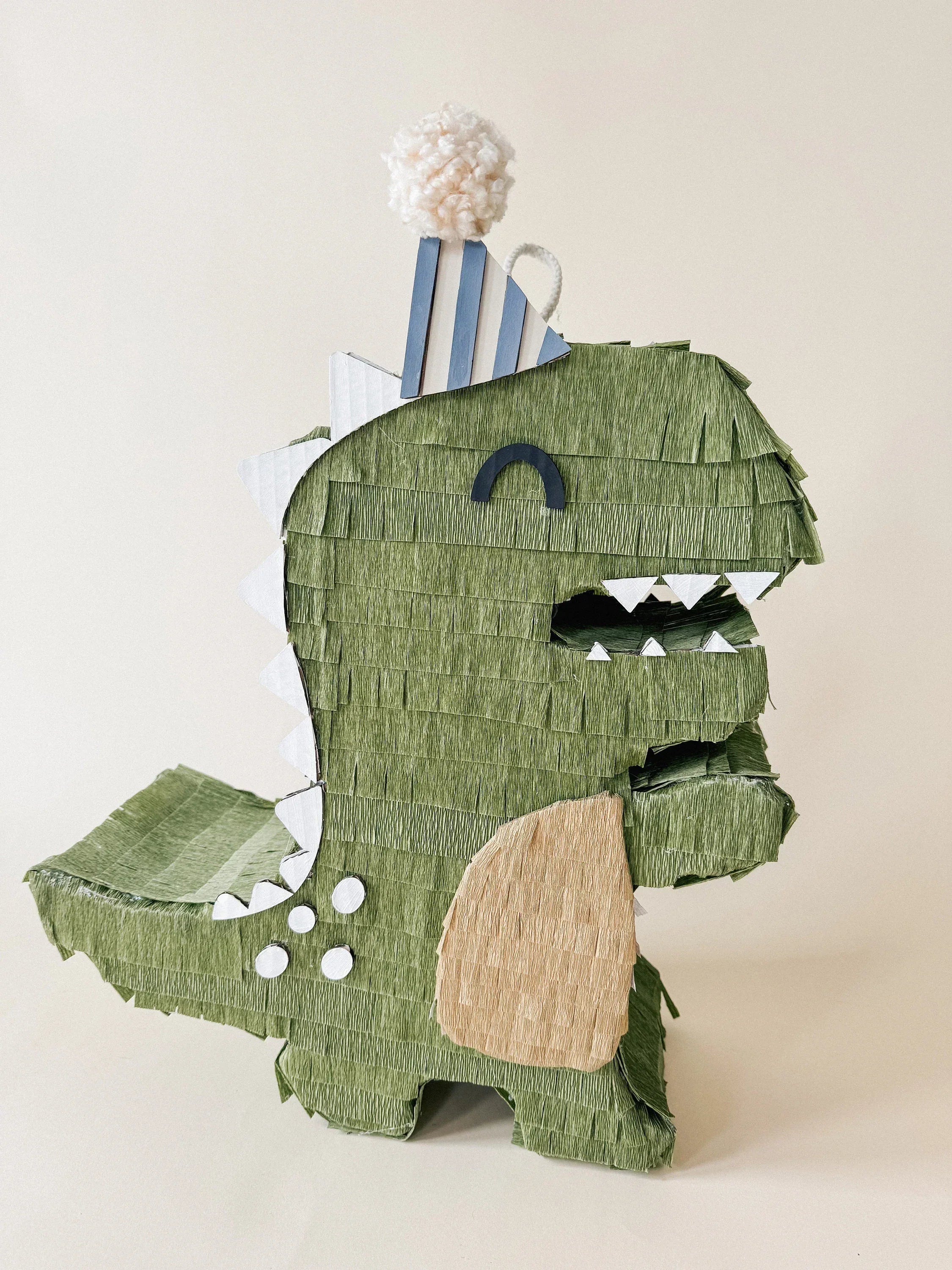 🦕 Dino Party Piñata – Handmade Dinosaur Piñata for Prehistoric Birthdays & Jurassic-Themed Celebrations - BIG FRENCHIES